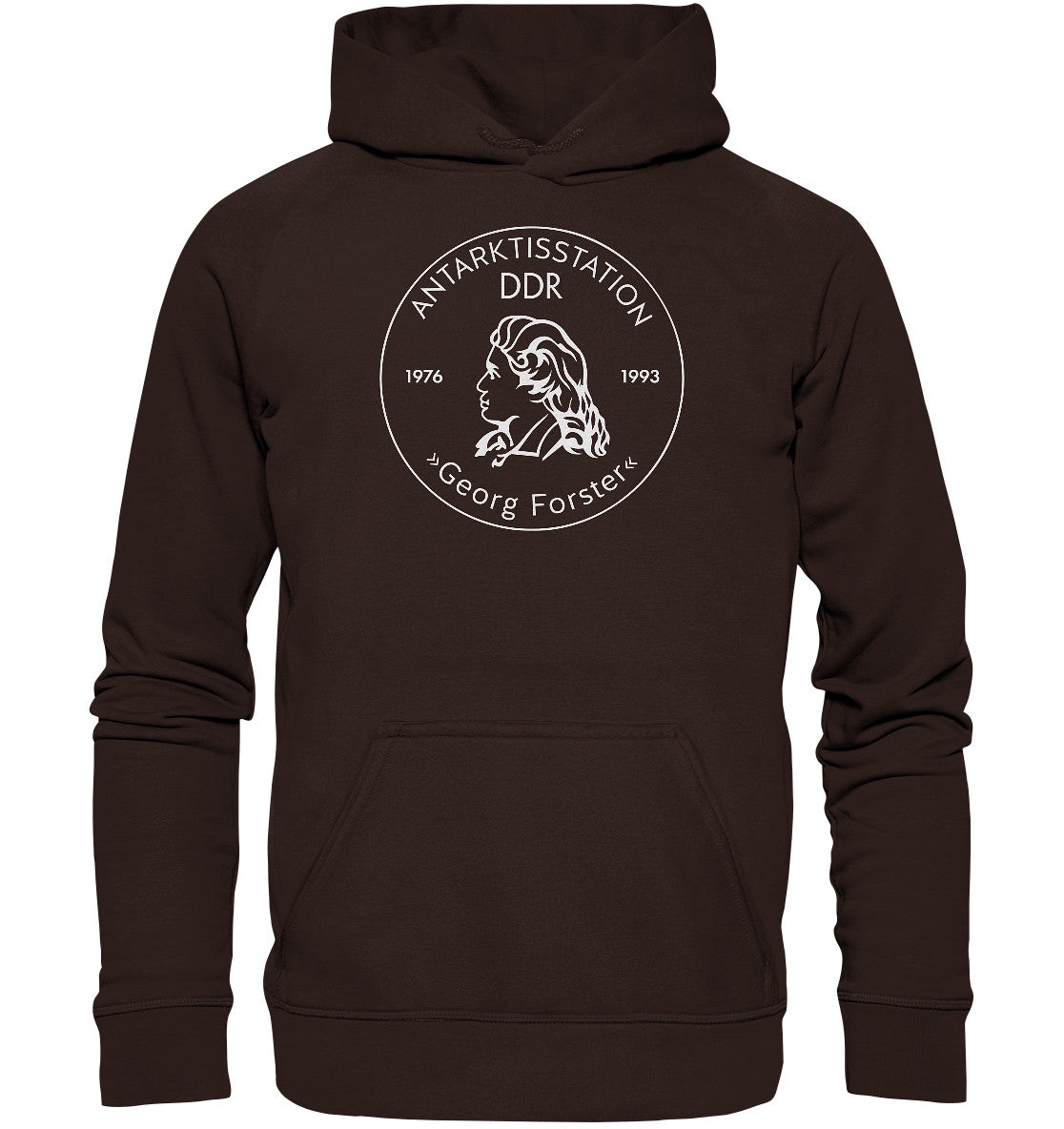 DDR Ostalgie Kapuze / Hoodie Unisexx • ANTARKTISFORSCHUNG DER DDR - GEORG FORSTER