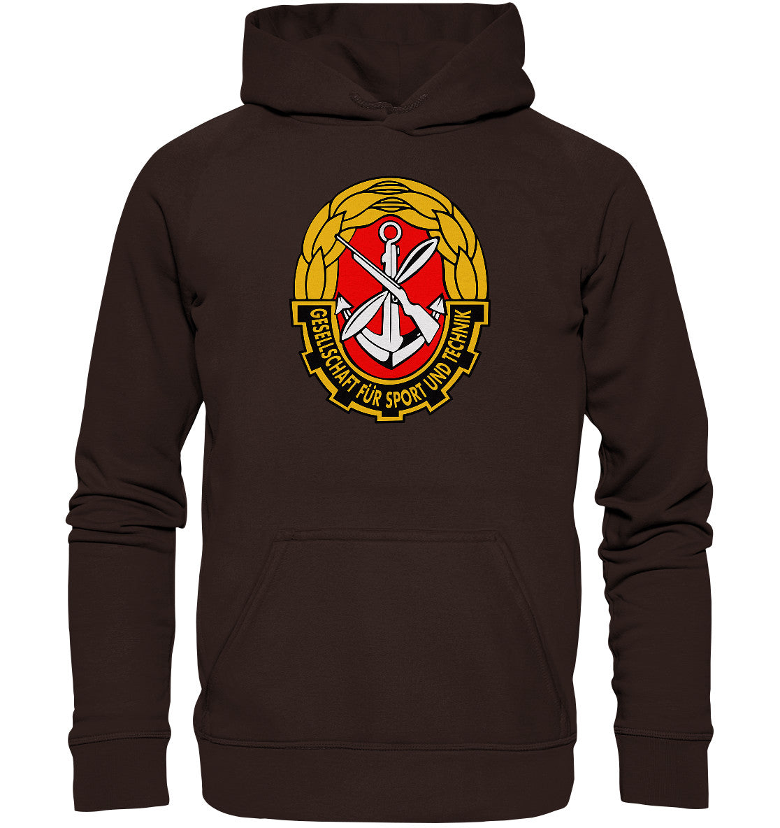 DDR Ostalgie Kapuze / Hoodie Unisex • GESELLSCHAFT FÜR SPORT UND TECHNIK