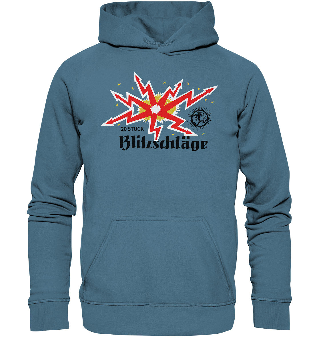 DDR Ostalgie Kapuze / Hoodie Unisex • BLITZSCHLÄGE BÖLLER