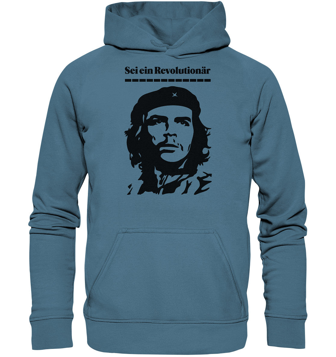 DDR Ostalgie Kapuze / Hoodie Unisex • SEI EIN REVOLUTIONÄR - CHE GUEVARA (DDR ORIGINAL-PLAKAT)