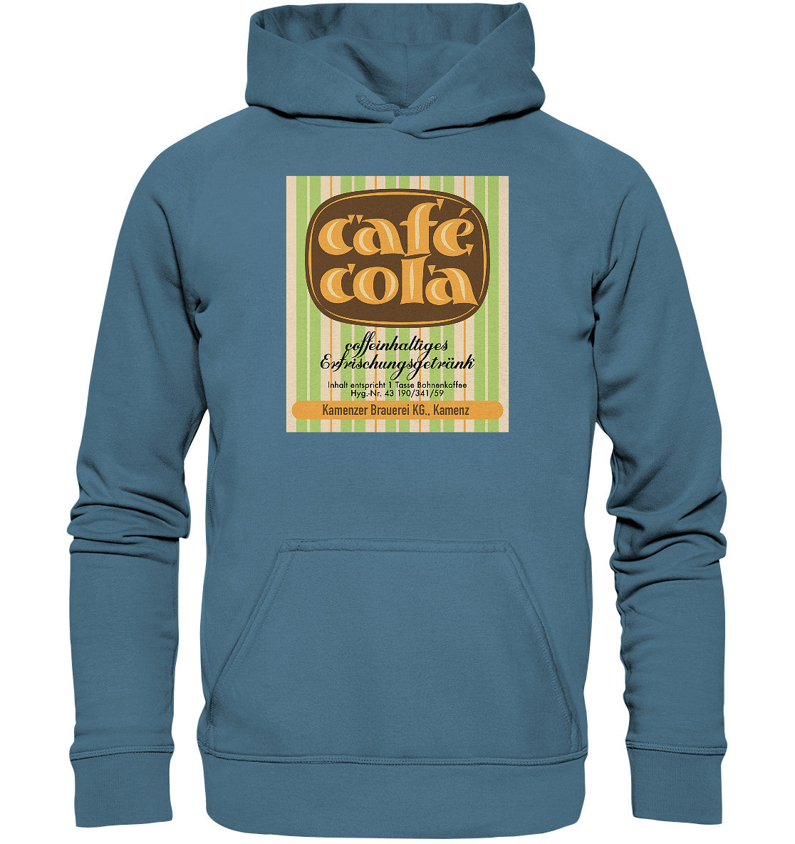DDR Ostalgie Kapuze / Hoodie Unisex • CAFÉ COLA - KAMENZ