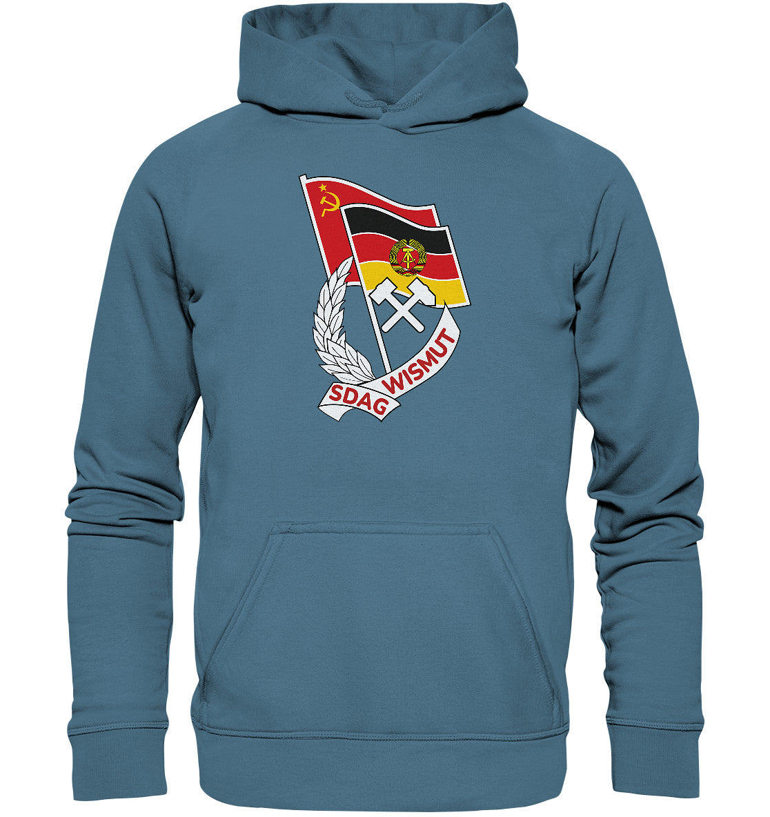 DDR Ostalgie Kapuze / Hoodie Unisex • ORDEN SDAG WISMUT