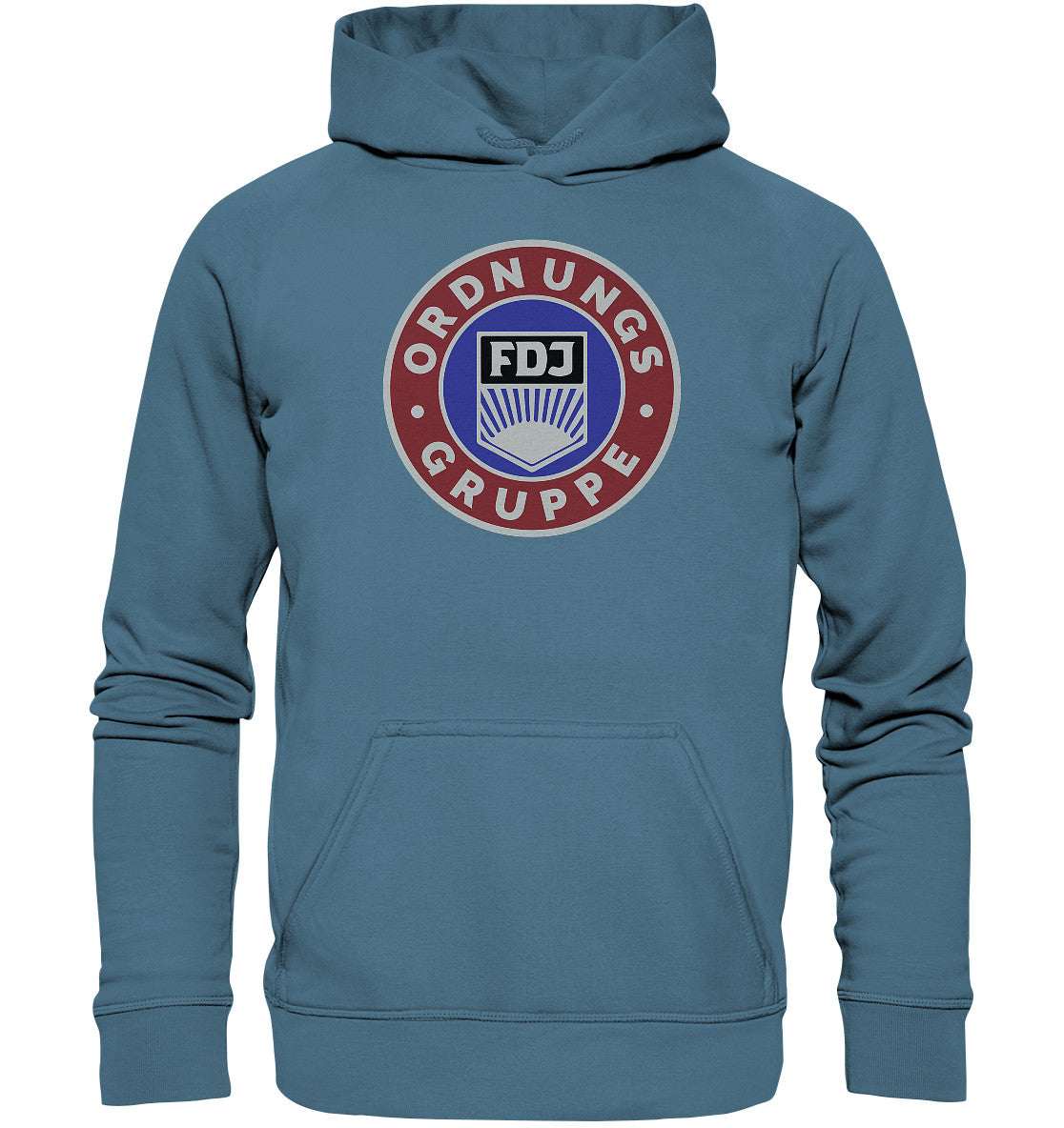 DDR Ostalgie Kapuze / Hoodie Unisex • FDJ ORDNUNGSGRUPPE