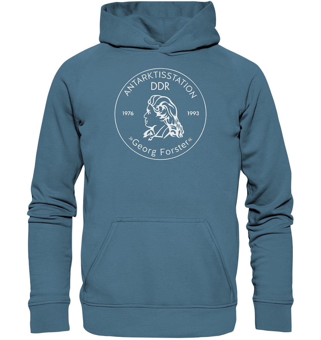 DDR Ostalgie Kapuze / Hoodie Unisexx • ANTARKTISFORSCHUNG DER DDR - GEORG FORSTER