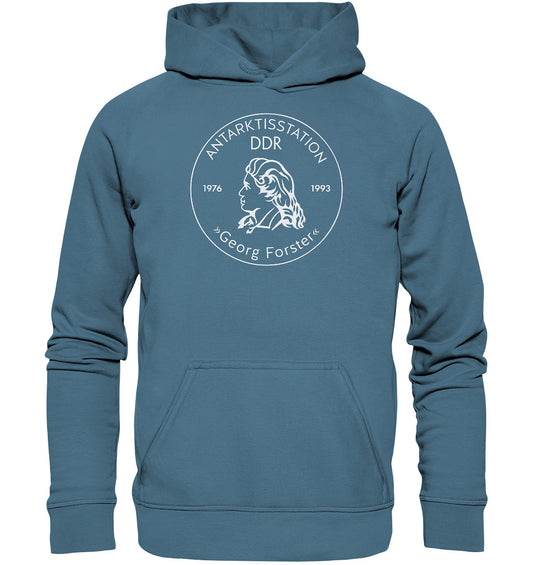 DDR Ostalgie Kapuze / Hoodie Unisexx • ANTARKTISFORSCHUNG DER DDR - GEORG FORSTER