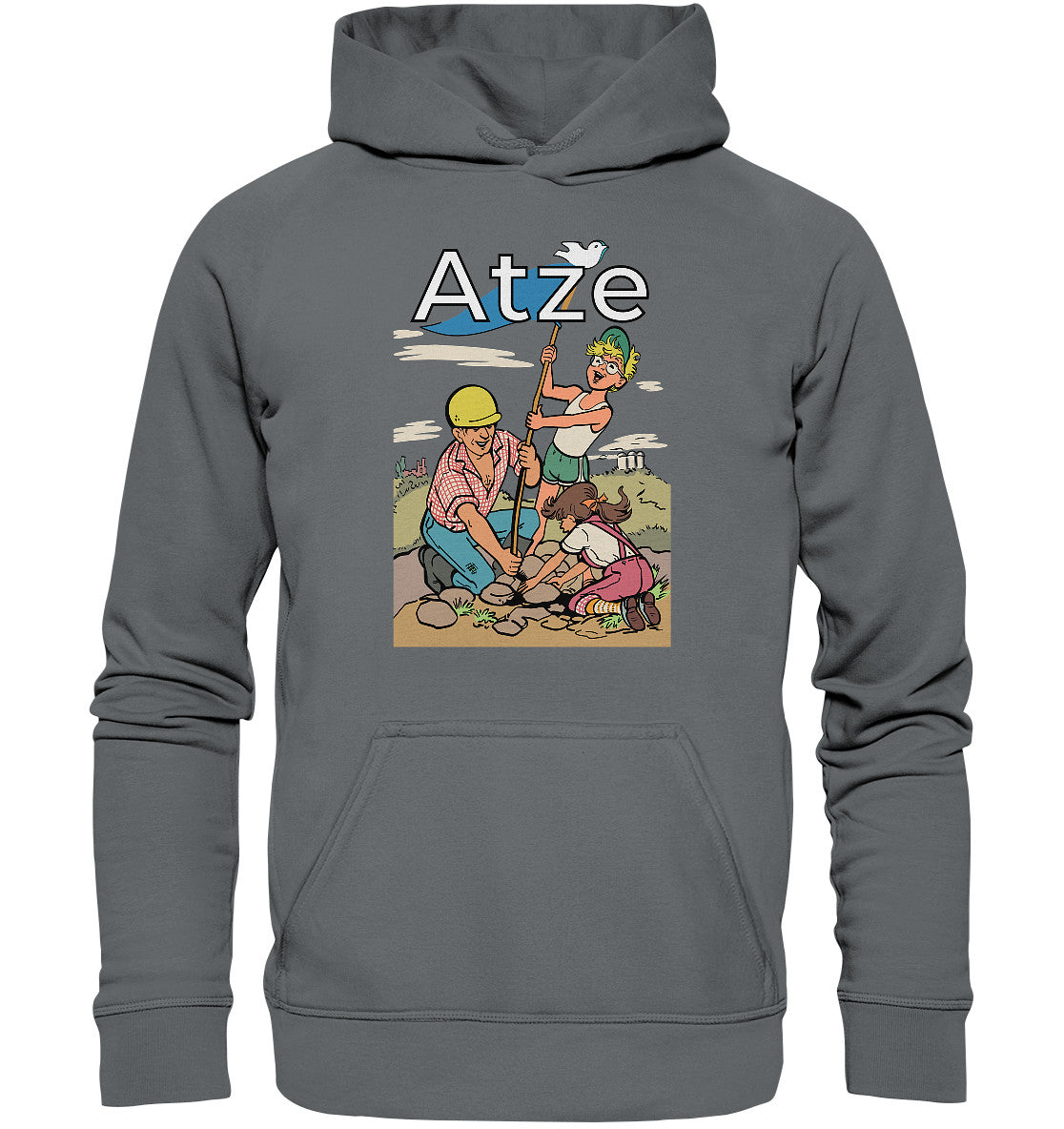 DDR Ostalgie Kapuze / Hoodie Unisex • ATZE - TITEL FRIEDENSFLAGGE