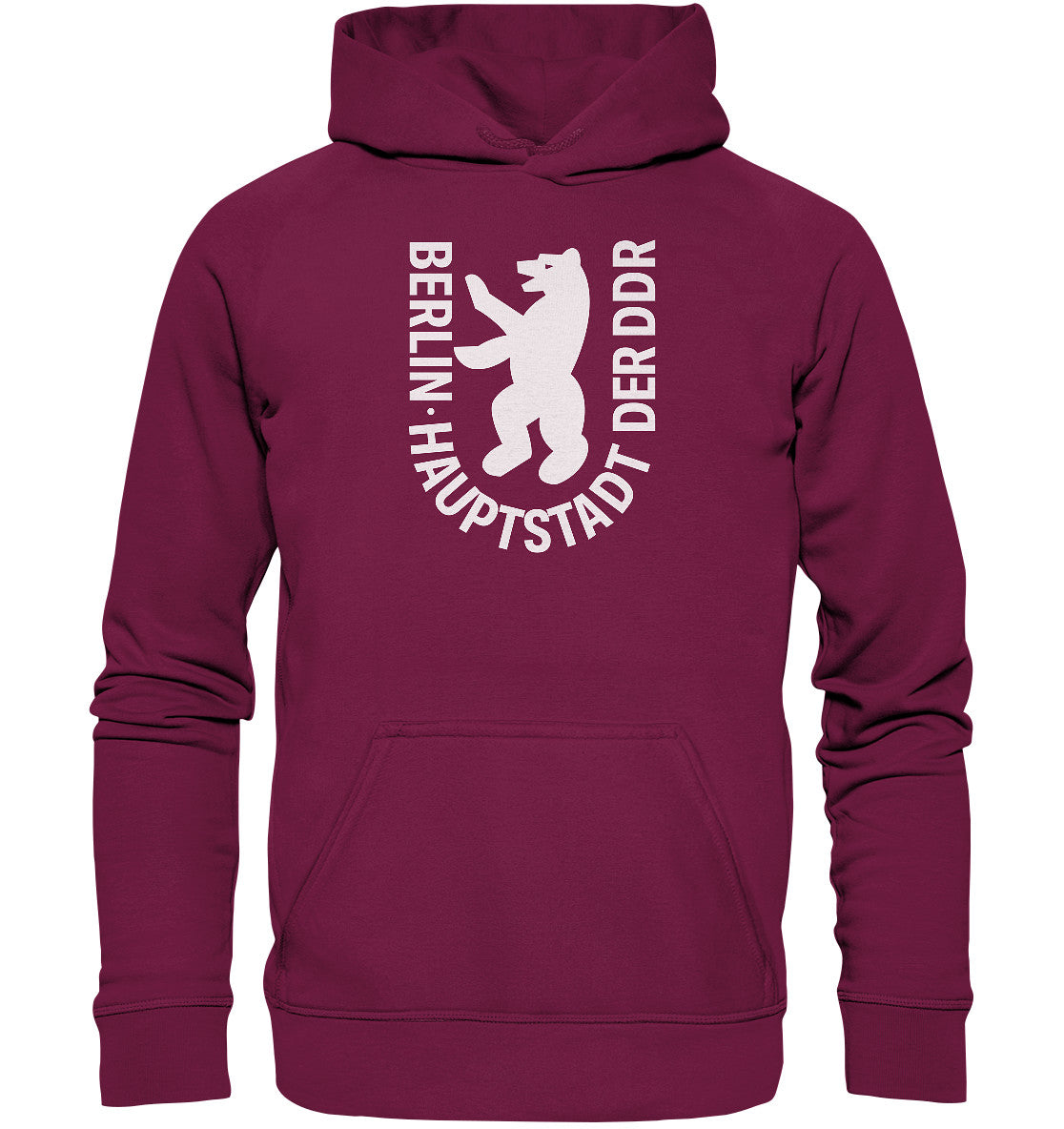 DDR Ostalgie Kapuze / Hoodie Unisex • BERLIN - HAUPTSTADT DER DDR