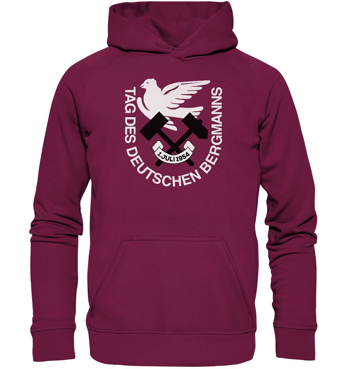 DDR Ostalgie Kapuze / Hoodie Unisex • TAG DES DEUTSCHEN BERGMANNS