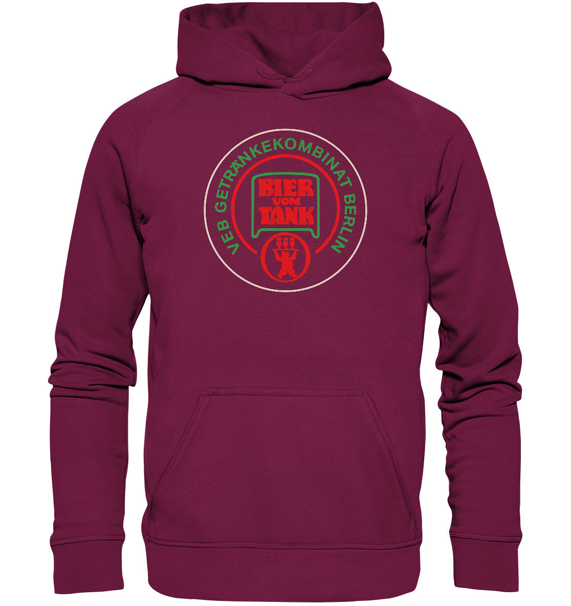 DDR Ostalgie Kapuze / Hoodie Unisex • VEB GETRÄNKEKOMBINAT BERLIN