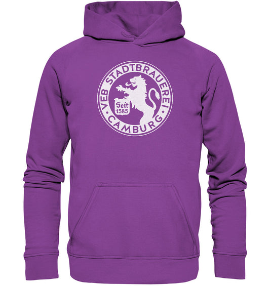 DDR Ostalgie Kapuze / Hoodie Unisex • VEB STADTBRAUEREI CAMBURG