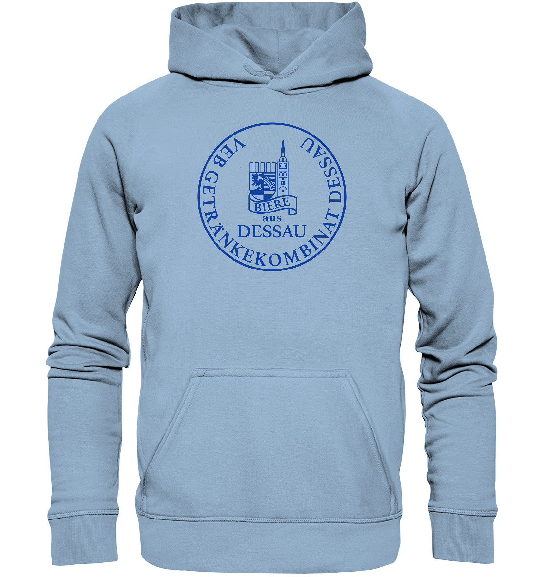 DDR Ostalgie Kapuze / Hoodie Unisex • VEB GETRÄNKEKOMBINAT DESSAU BIERE