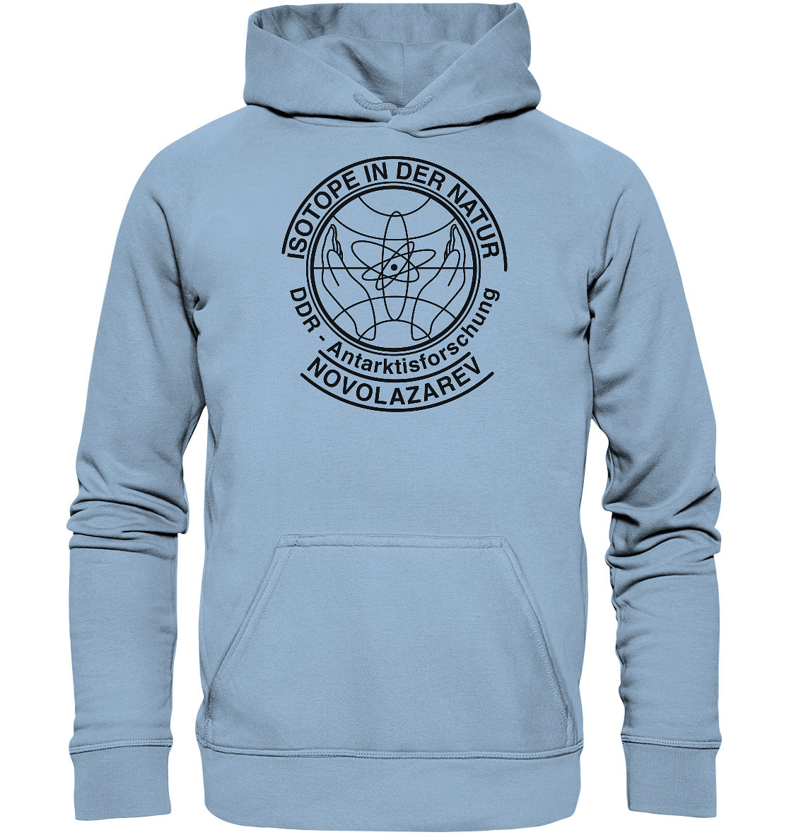 DDR Ostalgie Kapuze / Hoodie Unisex • ISOTOPE IN DER NATUR, DDR-ANTARKTISFORSCHUNG