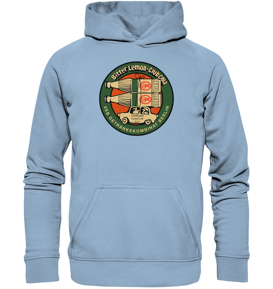 DDR Ostalgie Kapuze / Hoodie Unisex • BITTER LEMON CLUB COLA
