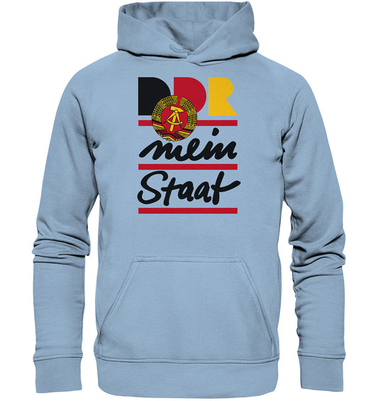 DDR Ostalgie Kapuze / Hoodie Unisex • DDR - MEIN STAAT
