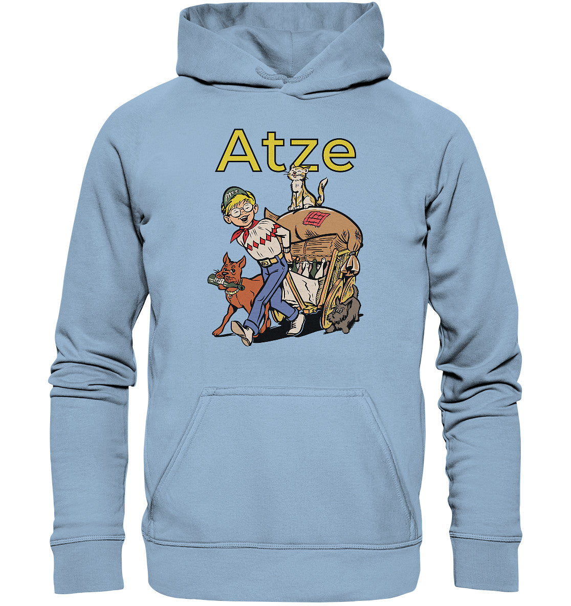 DDR Ostalgie Kapuze / Hoodie Unisex • ATZE - TITEL ALTSTOFFE
