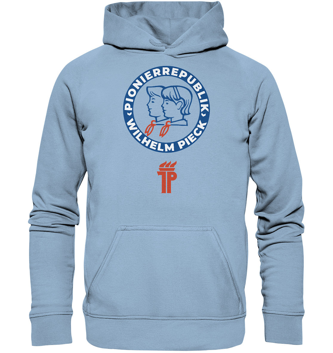 DDR Ostalgie Kapuze / Hoodie Unisex • PIONIERREPUBLIK WILHELM PIECK BRANDENBURG