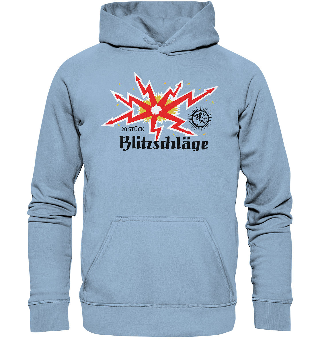 DDR Ostalgie Kapuze / Hoodie Unisex • BLITZSCHLÄGE BÖLLER
