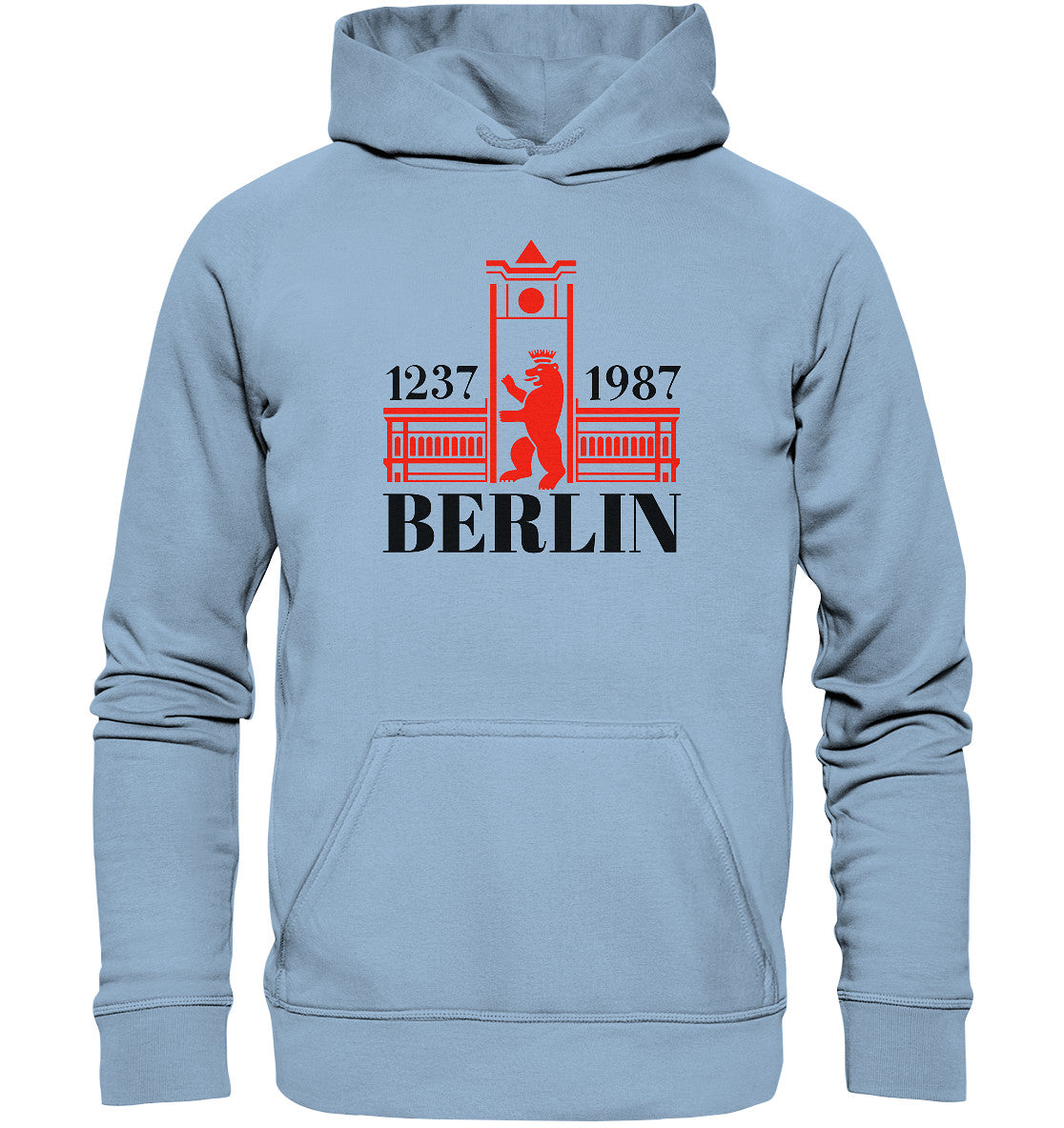 DDR Ostalgie Kapuze / Hoodie Unisex • BERLIN 1237-1987