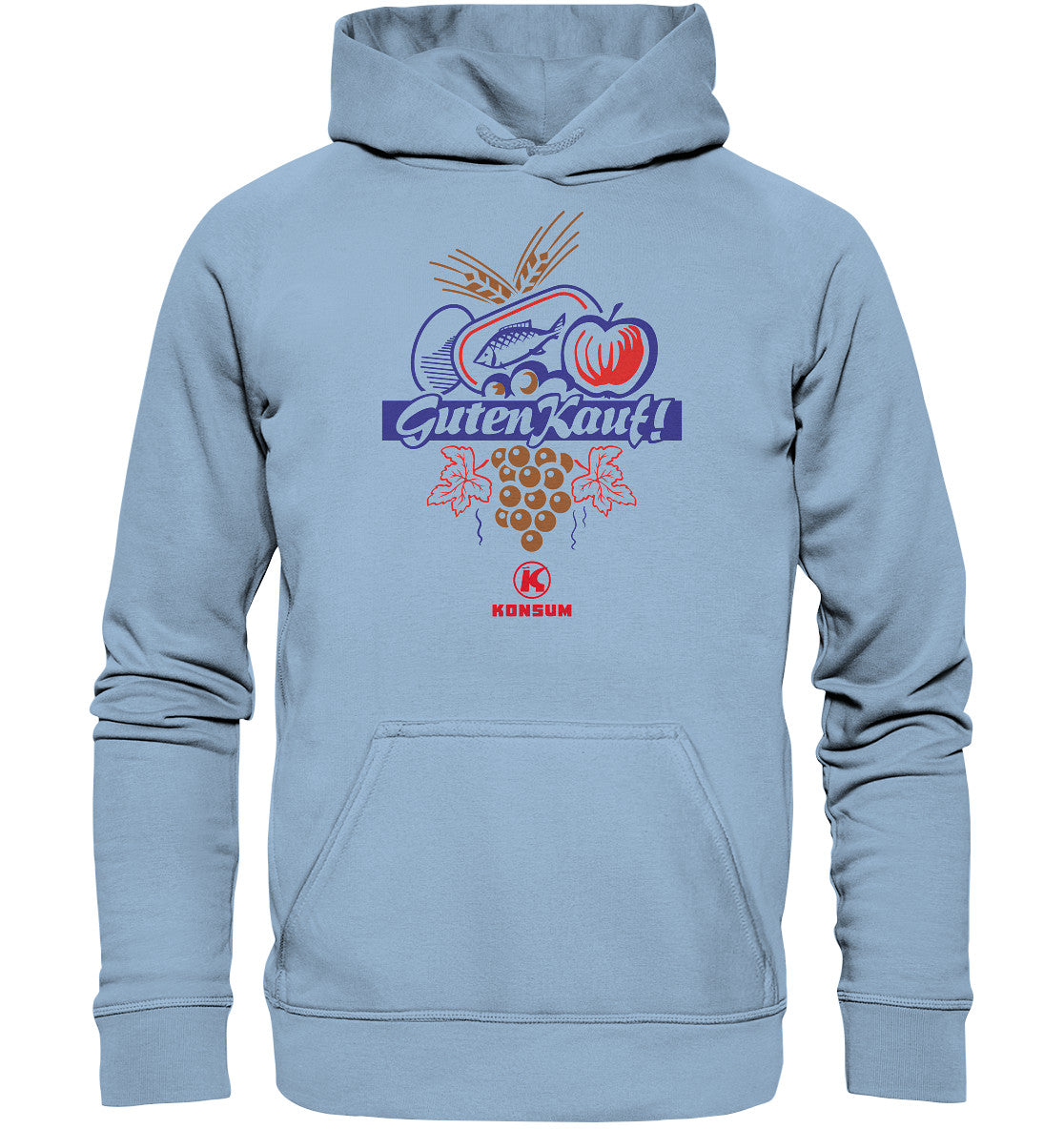 DDR Ostalgie Kapuze / Hoodie Unisex • GUTEN KAUF! HO KONSUM