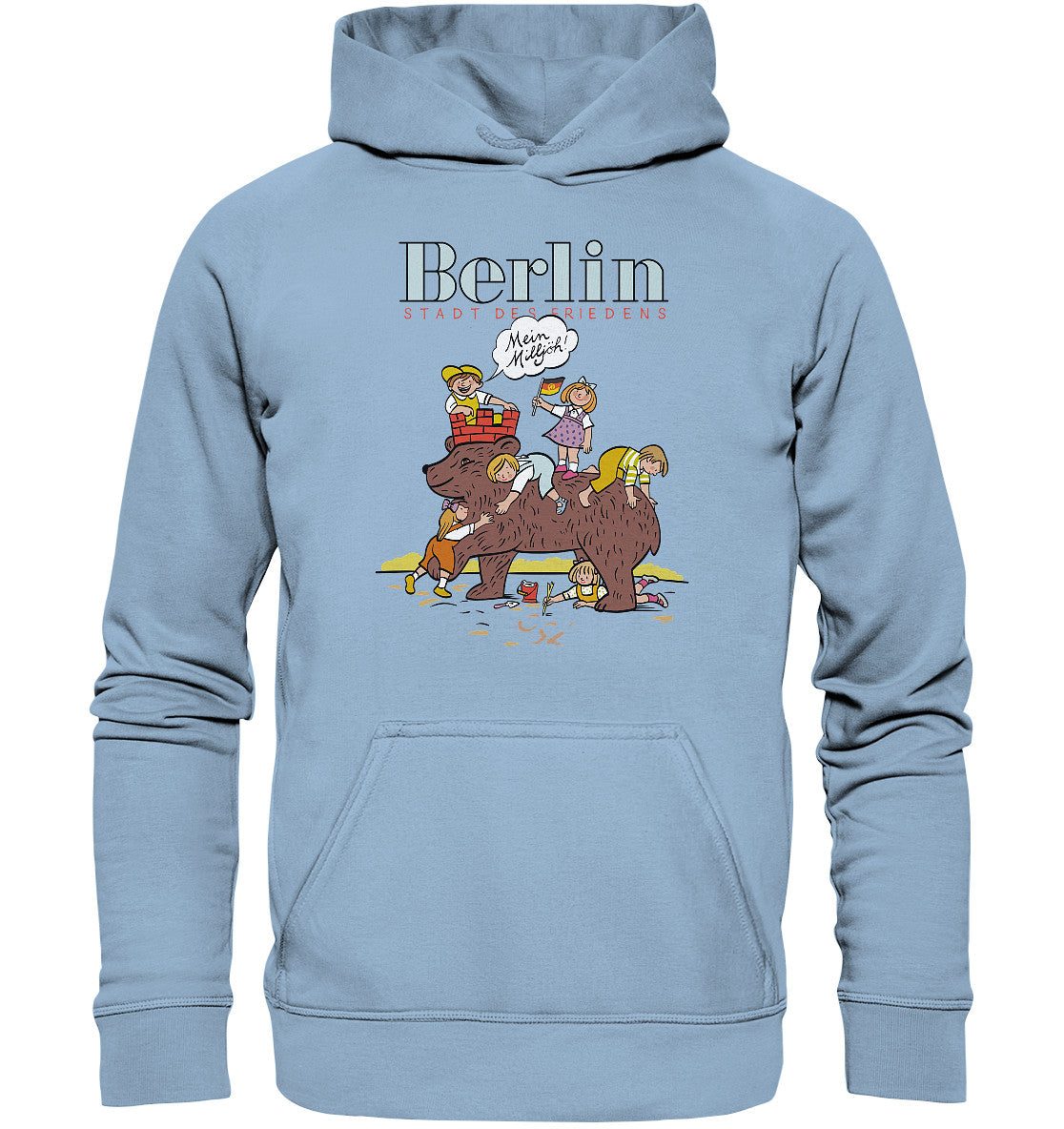 DDR Ostalgie Kapuze / Hoodie Unisex • BERLIN - STADT DES FRIEDENS