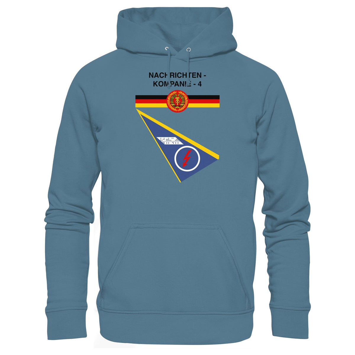 DDR Ostalgie Kapuze / Hoodie Unisex • NVA - NACHRICHTENKOMPANIE 4