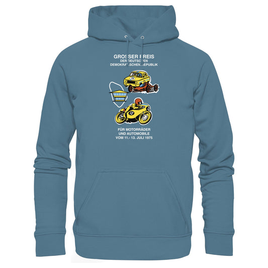 DDR Ostalgie Kapuze / Hoodie Unisex • GROSSER PREIS DER DDR 1975
