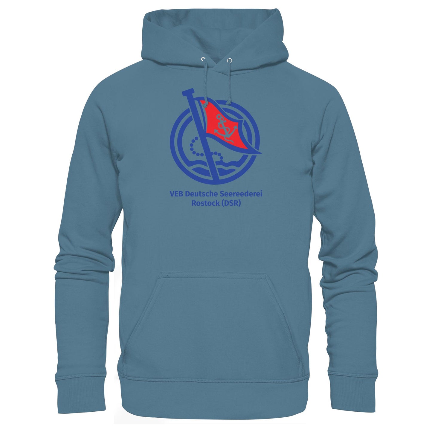 DDR Ostalgie Kapuze / Hoodie Unisex • VEB DEUTSCHE SEEREEDEREI ROSTOCK (DSR)