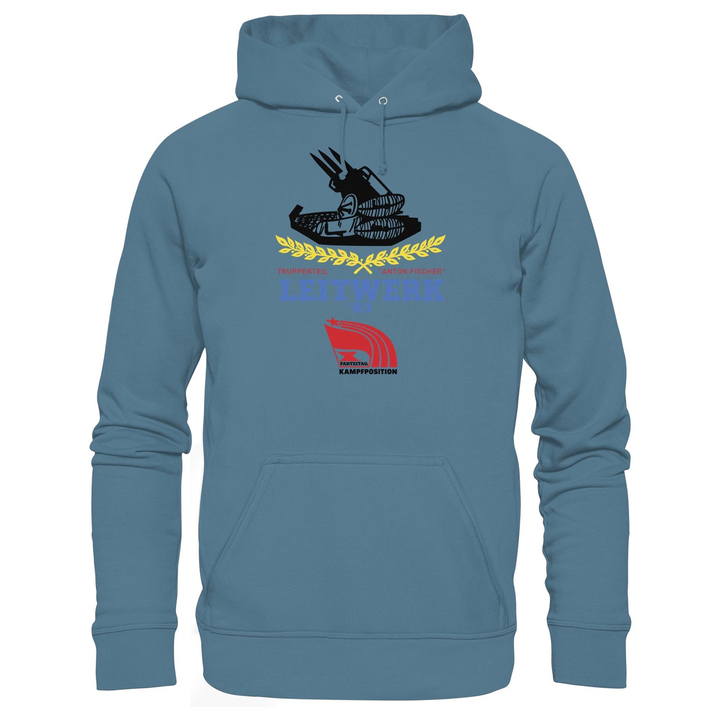 DDR Ostalgie Kapuze / Hoodie Unisex • LEITWERK 81, TRUPPENTEIL ANTON FISCHER