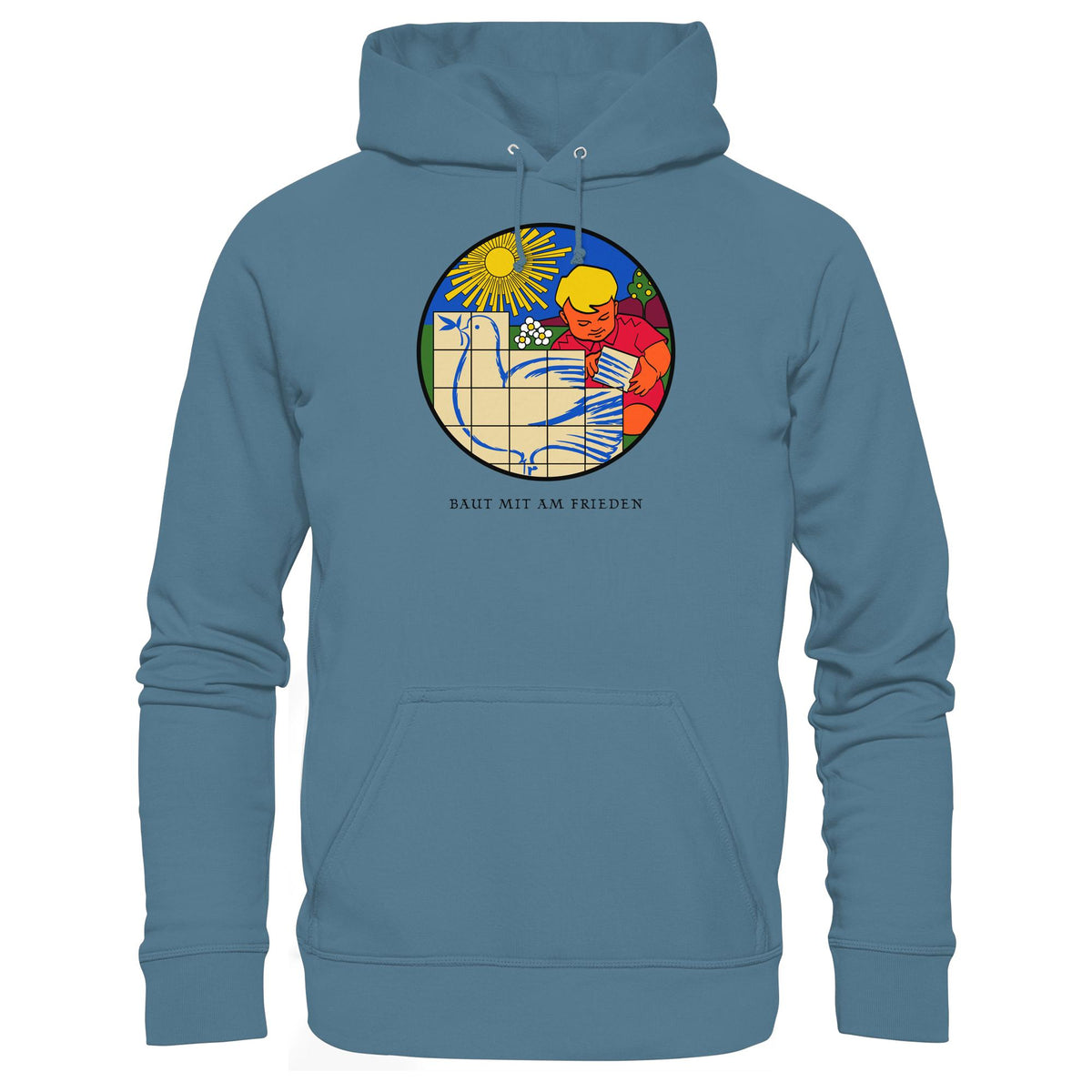 BAUT MIT AM FRIEDEN | DDR Ostalgie Kapuze / Hoodie Unisex