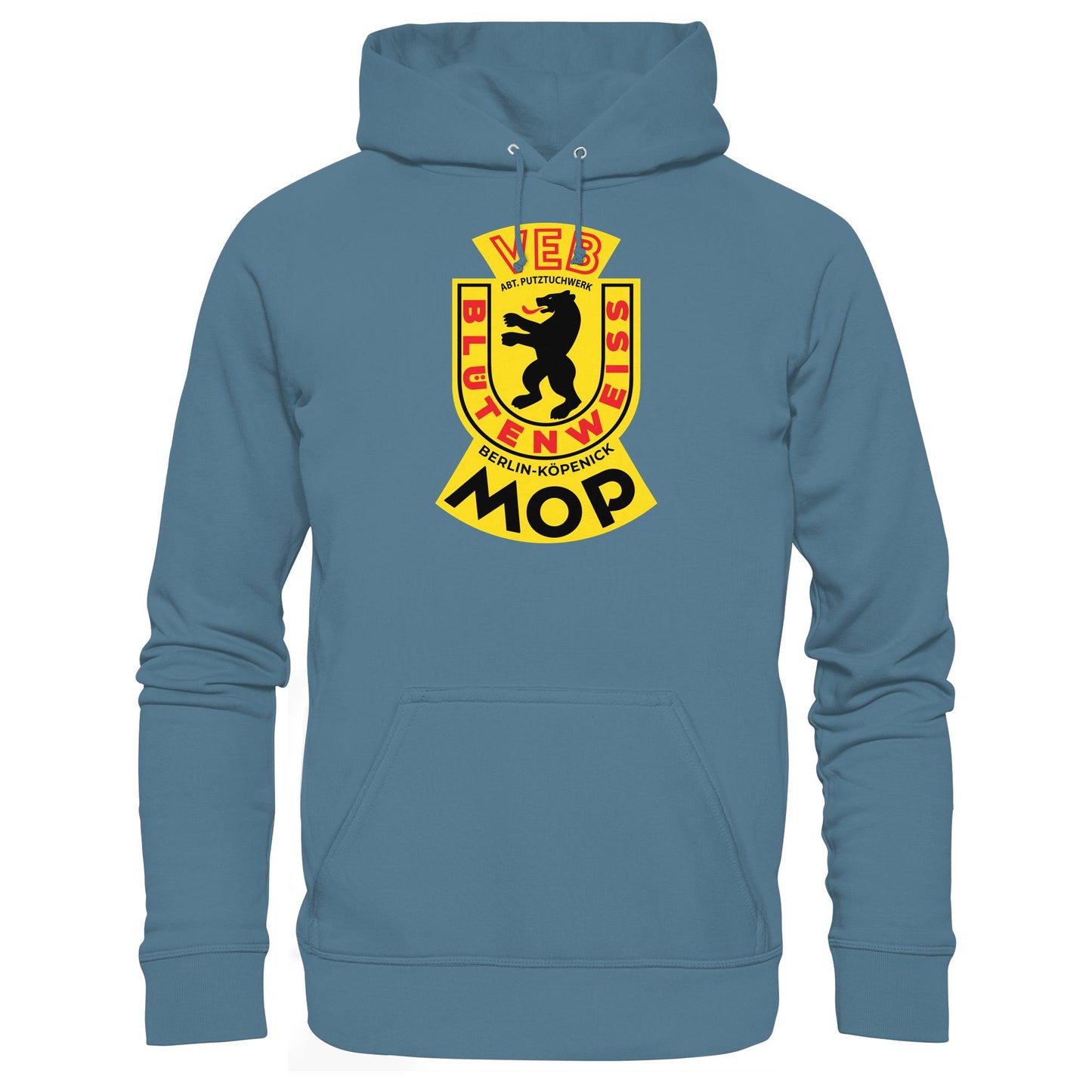 DDR Ostalgie Kapuze / Hoodie Unisex • VEB PUTZTUCHWERK BERLIN-KÖPENICK