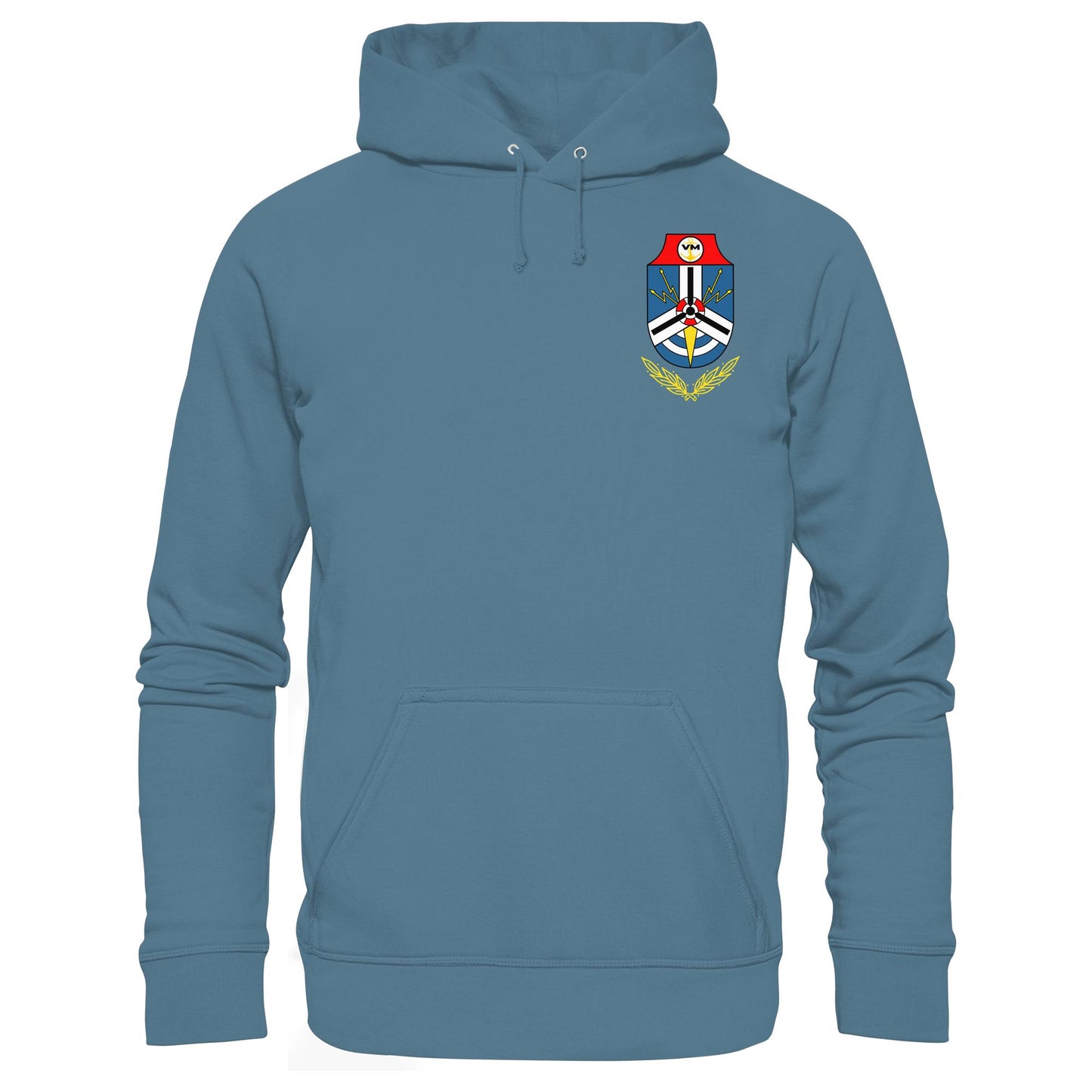DDR Ostalgie Kapuze / Hoodie Unisex • NVA EMBLEM - MARINEGESCHWADER 18 - KURT BARTHEL