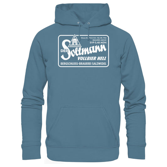 DDR Ostalgie Kapuze / Hoodie Unisex • BERGSCHLOSS SALZWEDEL SOLTMANN BIERE