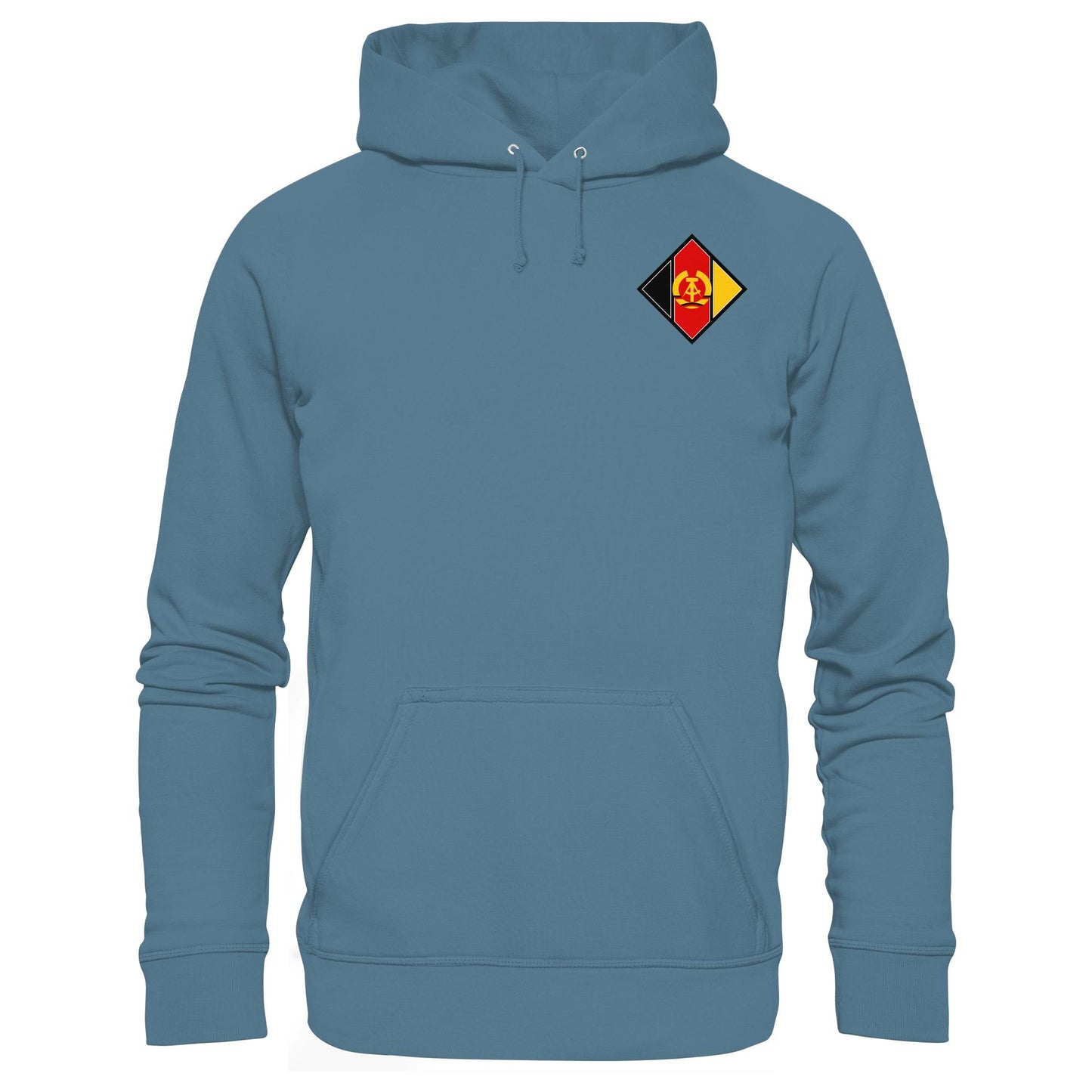 DDR Ostalgie Kapuze / Hoodie Unisex • NVA LUFSTSTREITKRÄFTE - BRUST BADGE