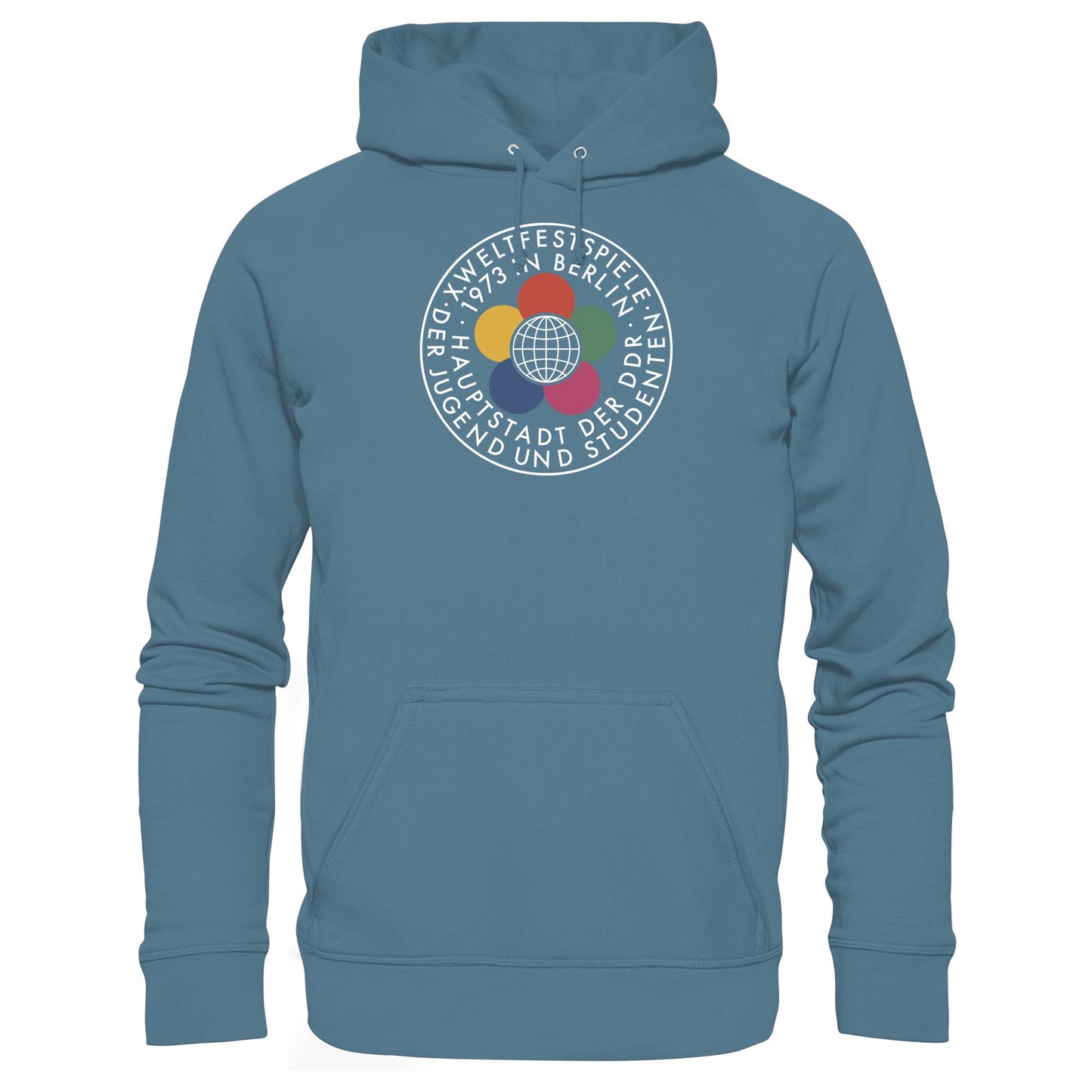 DDR Ostalgie Kapuze / Hoodie Unisex • WELTFESTSPIELE 1973 - dunkel
