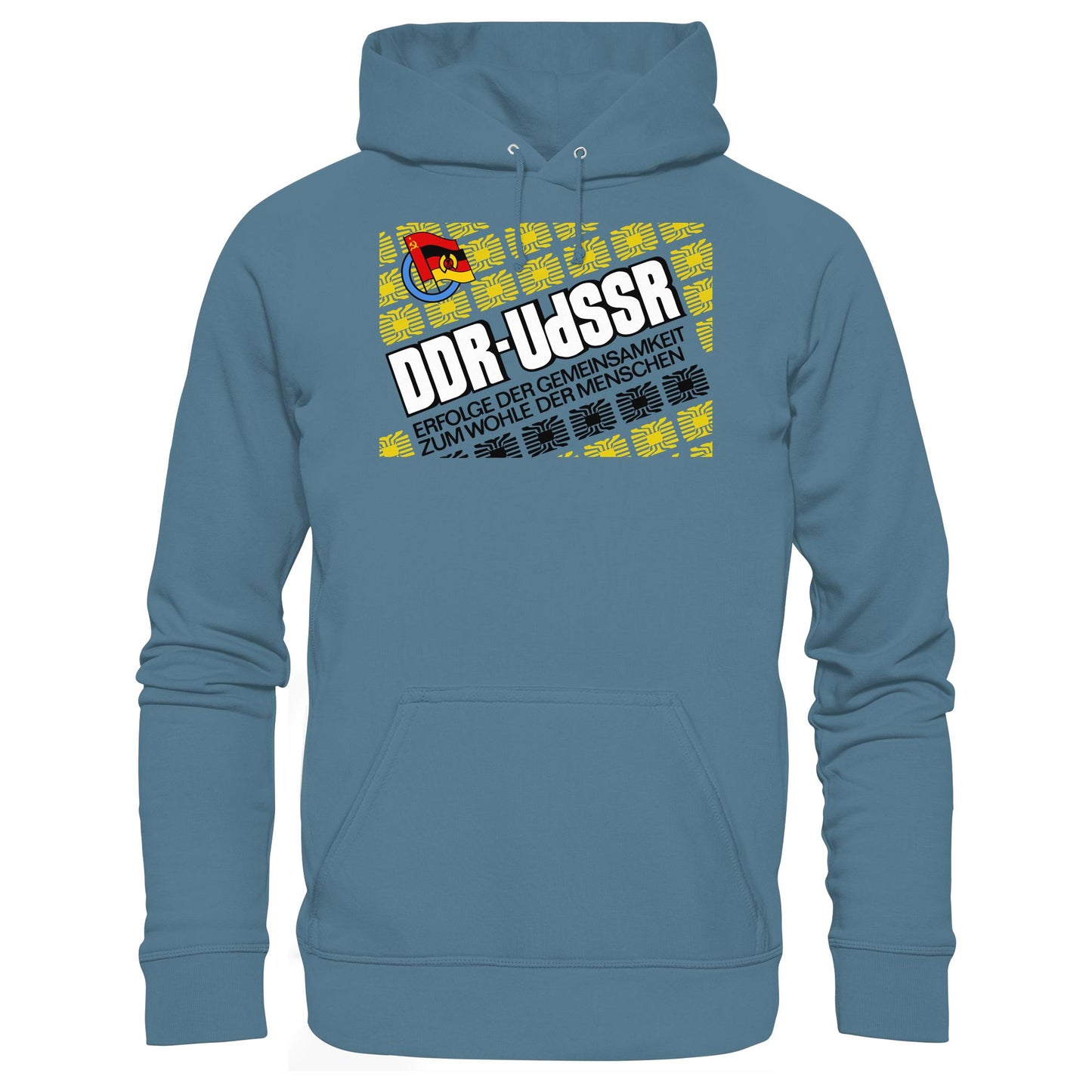 DDR Ostalgie Kapuze / Hoodie Unisex • DDR - UDSSR: ERFOLGE DER GEMEINSAMKEIT