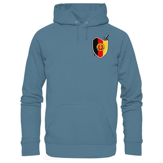 DDR Ostalgie Kapuze / Hoodie Unisex • SIGNÉ STAATSSICHERHEIT (BRUST)