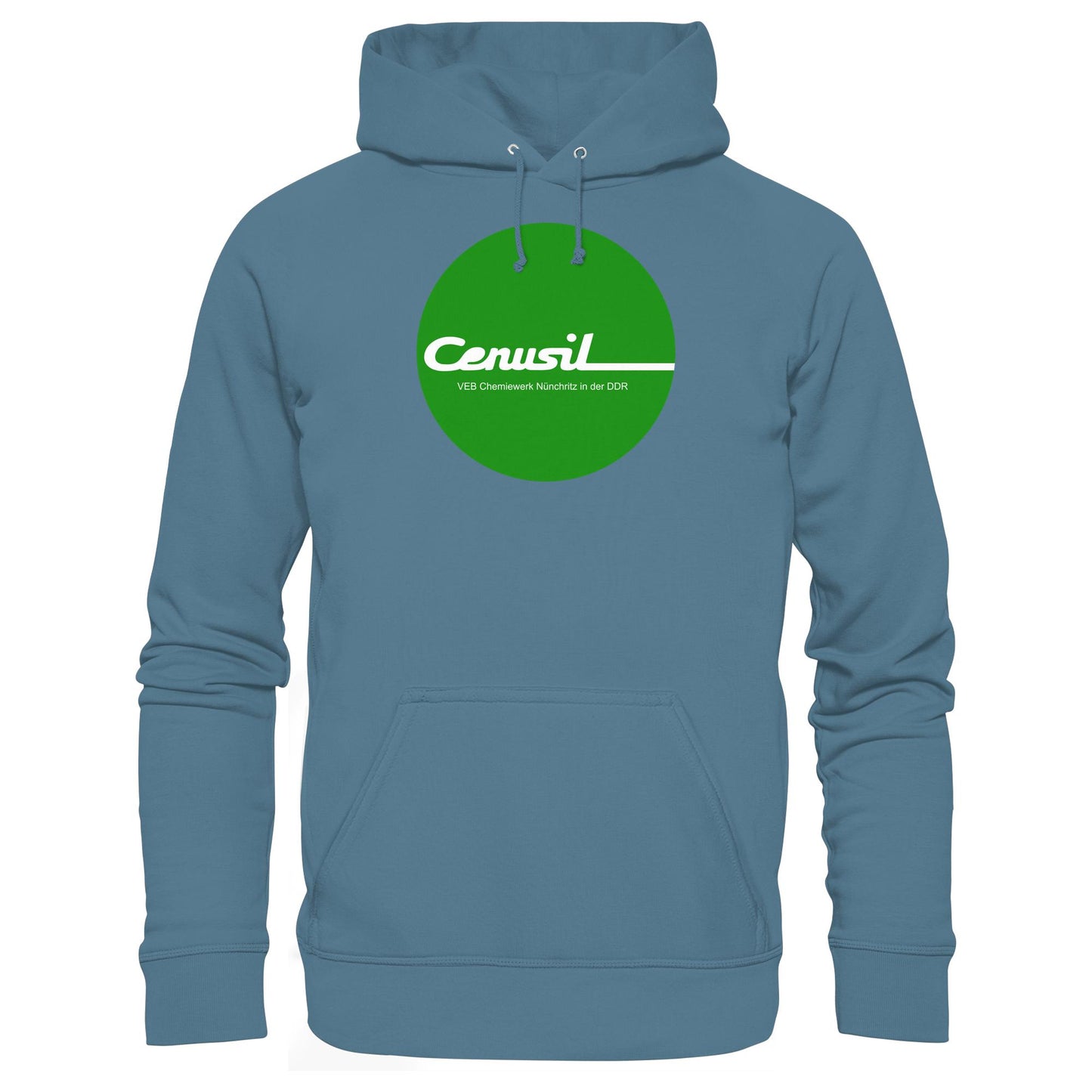 DDR Ostalgie Kapuze / Hoodie Unisex • CENUSIL - VEB CHEMIE NÜNCHRITZ