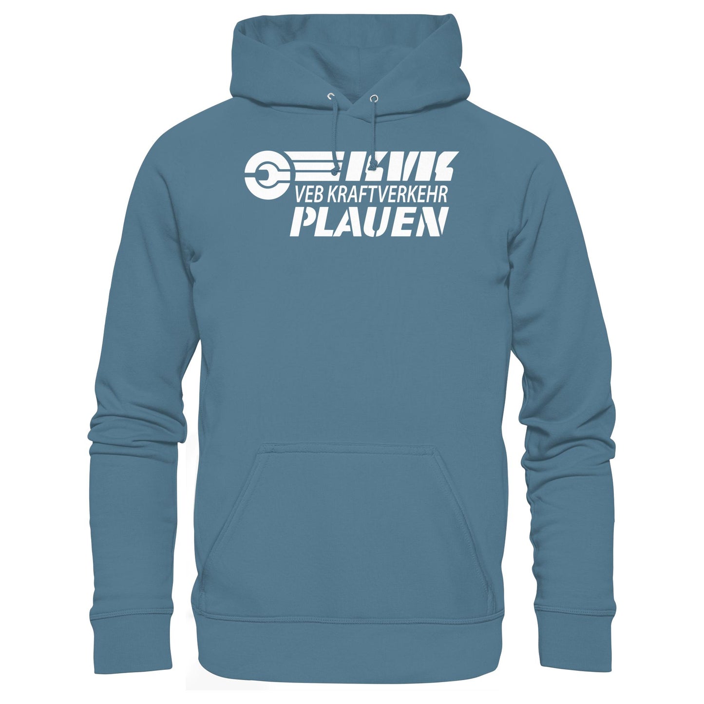 DDR Ostalgie Kapuze / Hoodie Unisex • VEB KRAFTVERKEHR PLAUEN