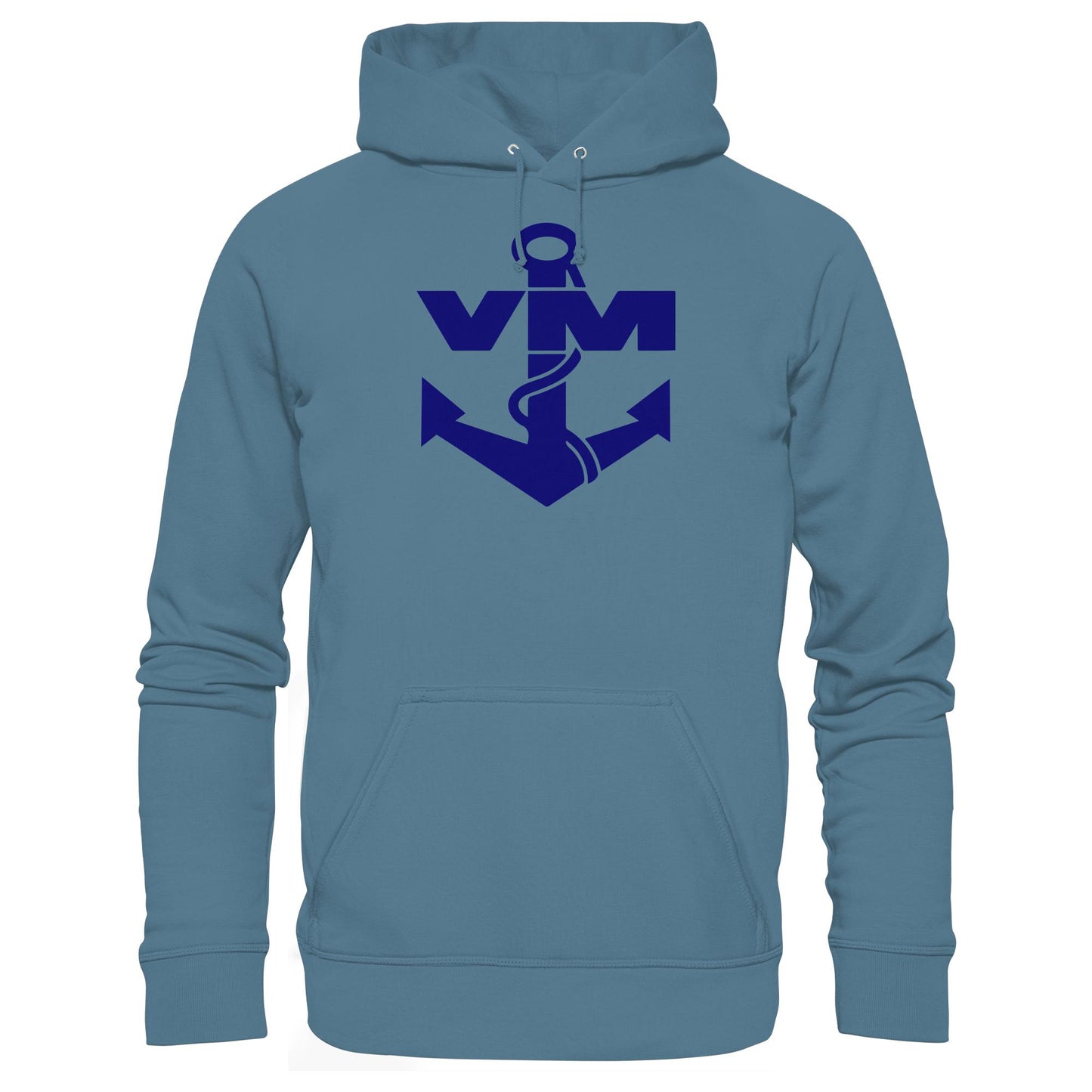 DDR Ostalgie Kapuze / Hoodie Unisex • NVA EMBLEM - VOLKSMARINE SEESTREITKRÄFTE - BRUST