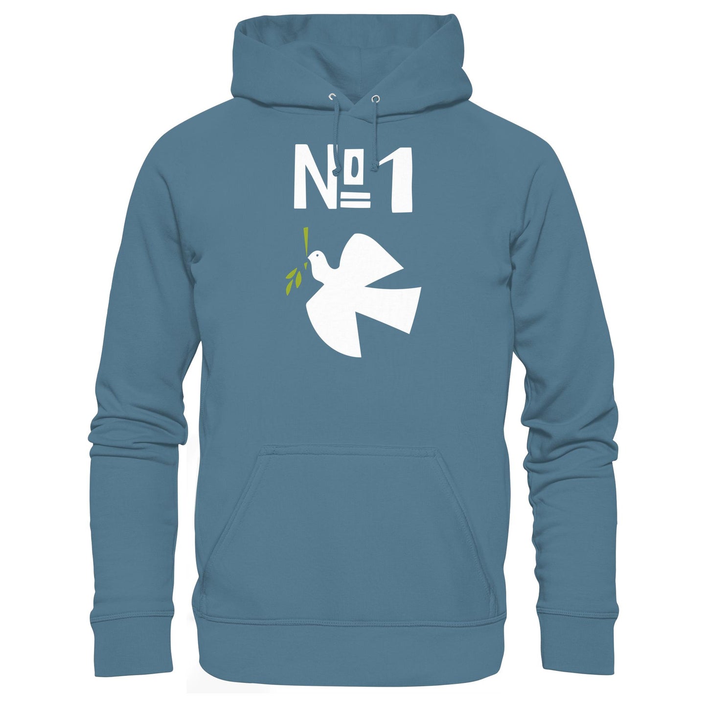DDR Ostalgie Kapuze / Hoodie Unisex • NO. 1 PRIORITÄT - FRIEDEN! (ORIGINAL PLAKAT)