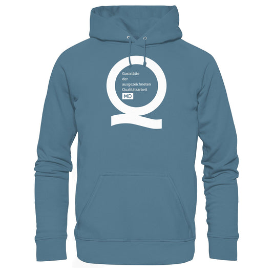 DDR Ostalgie Kapuze / Hoodie Unisex • AUSGEZEICHNETE HO-GASTSTÄTTE (ORIGINAL SIEGEL)