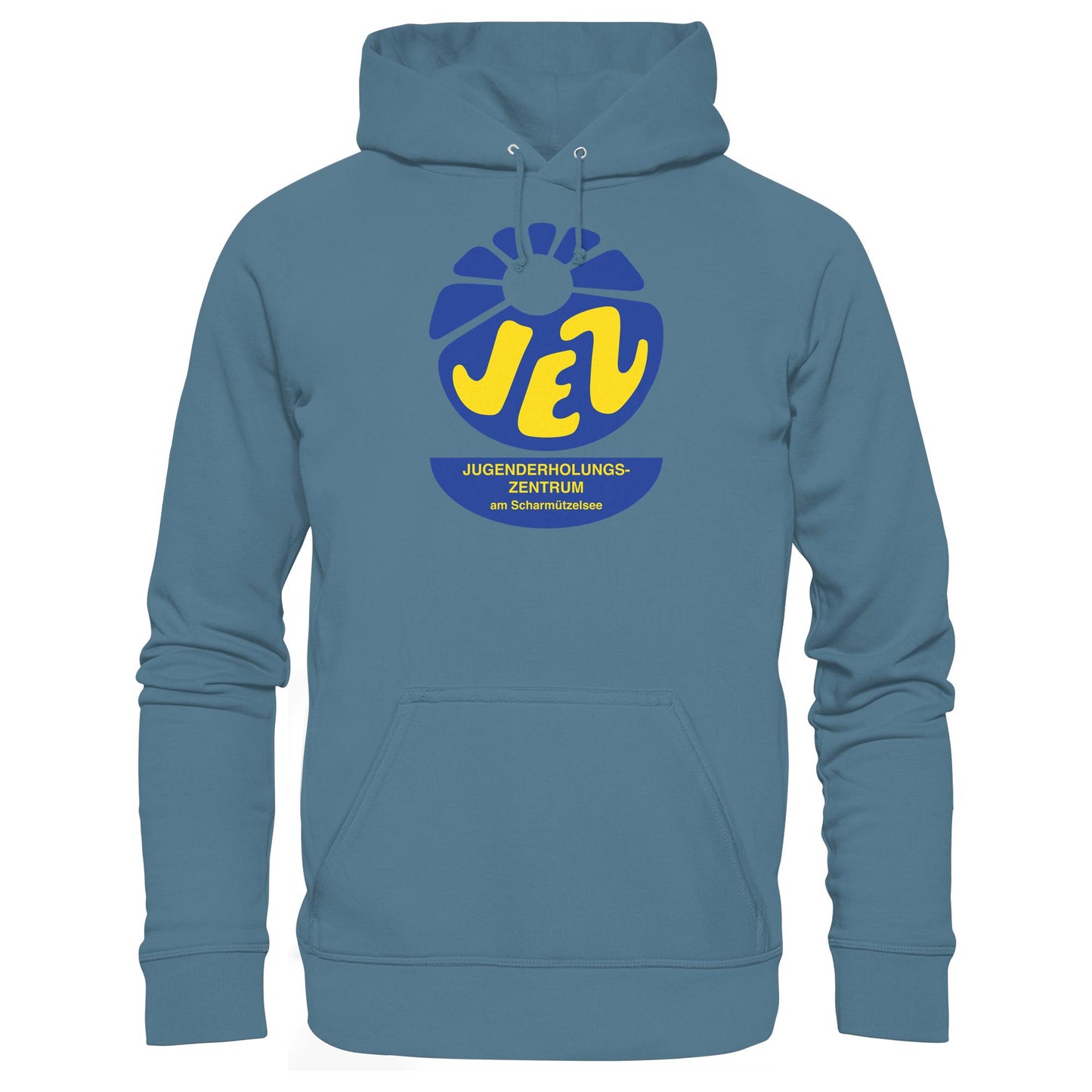 DDR Ostalgie Kapuze / Hoodie Unisex • JEZ - JUGENDERHOLUNGSZENTRUM SCHARMÜTZELSEE
