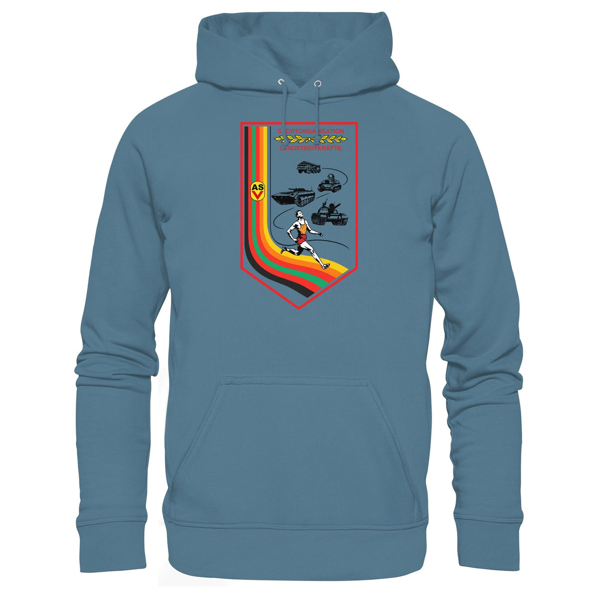 NVA ASV - SPORTORGANISATION LANDSTREITKRÄFTE | DDR Ostalgie Kapuze / Hoodie Unisex