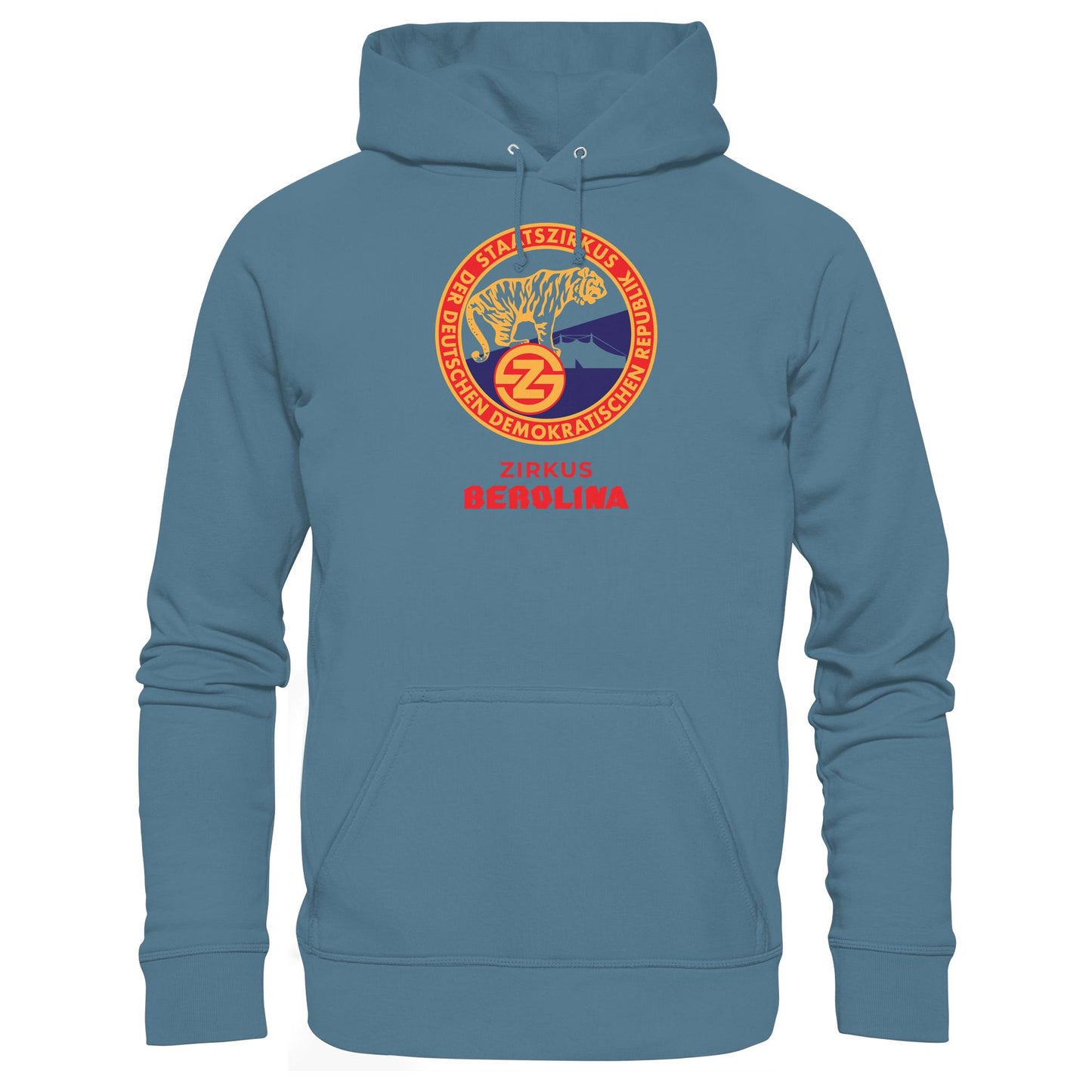 DDR Ostalgie Kapuze / Hoodie Unisex • DDR STAATSZIRKUS BEROLINA