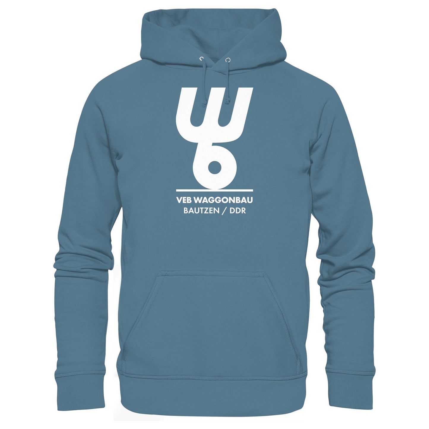 DDR Ostalgie Kapuze / Hoodie Unisex • VEB WAGGONBAU BAUTZEN