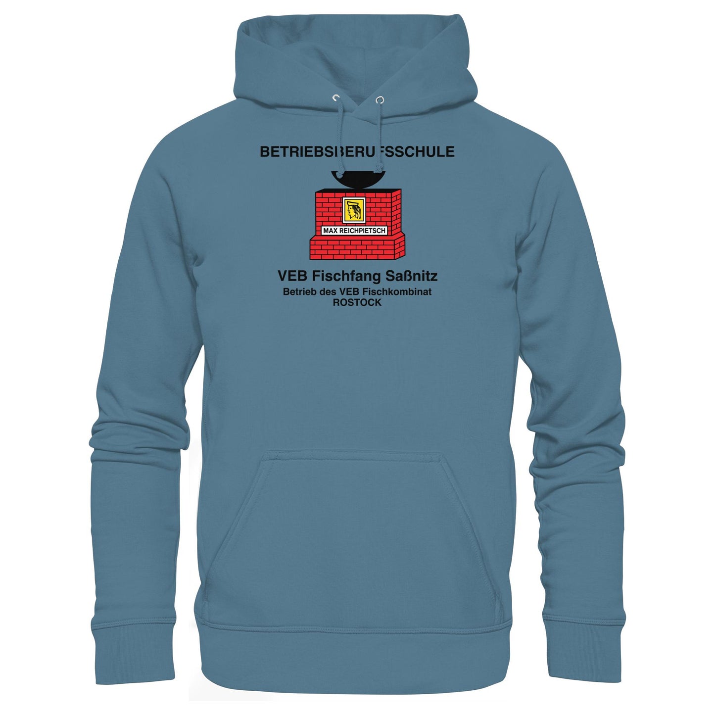 DDR Ostalgie Kapuze / Hoodie Unisex • BETRIEBSBERUFSSCHULE MAX REICHPIETSCH
