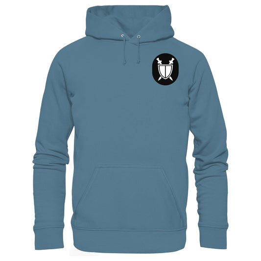 DDR Ostalgie Kapuze / Hoodie Unisex • NVA EMBLEM - MILITÄRJUSTIZ