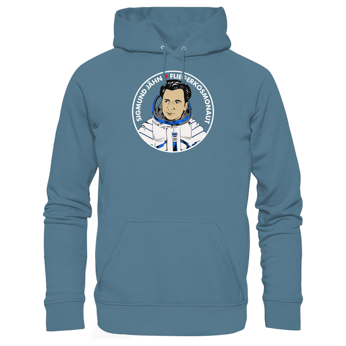 DDR Ostalgie Kapuze / Hoodie Unisex • SIGMUND JÄHN - DUNKEL