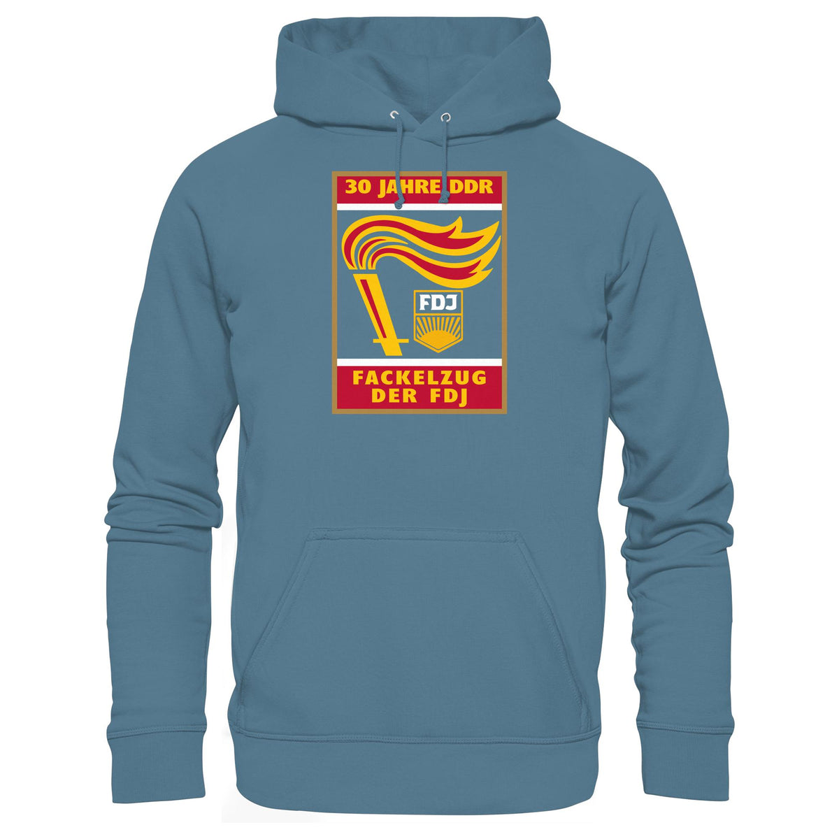 DDR Ostalgie Kapuze / Hoodie Unisex • 30 JAHRE DDR