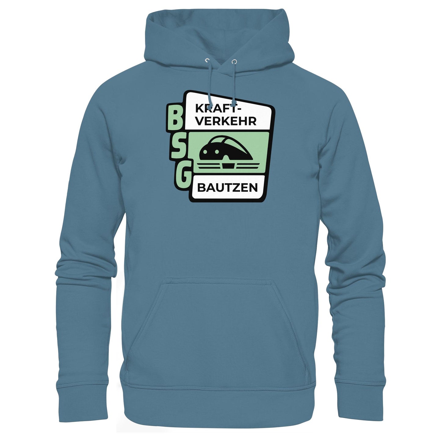 DDR Ostalgie Kapuze / Hoodie Unisex • BSG KRAFTVERKEHR BAUTZEN